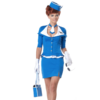 California Costumes Retro Stewardess Costume
