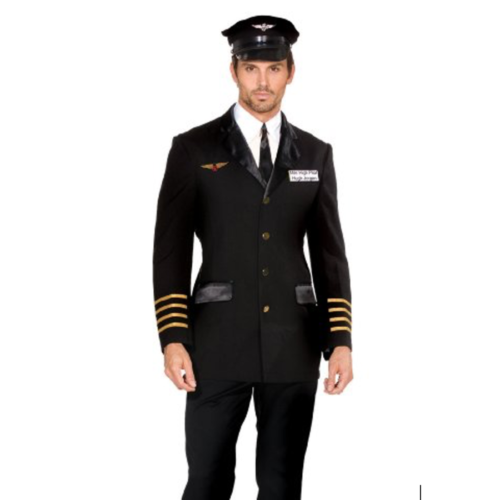 Dreamgirl Men's Mile High Pilot Hugh Jordan Costume