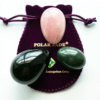 Drilled Gemstone Yoni Eggs by Polar Jade