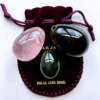 Drilled Gemstone Yoni Eggs by Polar Jade