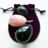Drilled Gemstone Yoni Eggs by Polar Jade