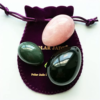 Drilled Gemstone Yoni Eggs by Polar Jade