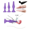 Hisionlee 4pcs Anal Plug Set Purple