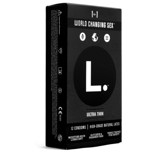 L. Ultra Thin Vegan-Friendly Lubricated Latex Condoms