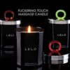 LELO Flickering Touch Massage Candle - Snow Pear & Cedarwood
