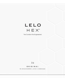 LELO HEX Original Lubricated Condoms 36 Pack