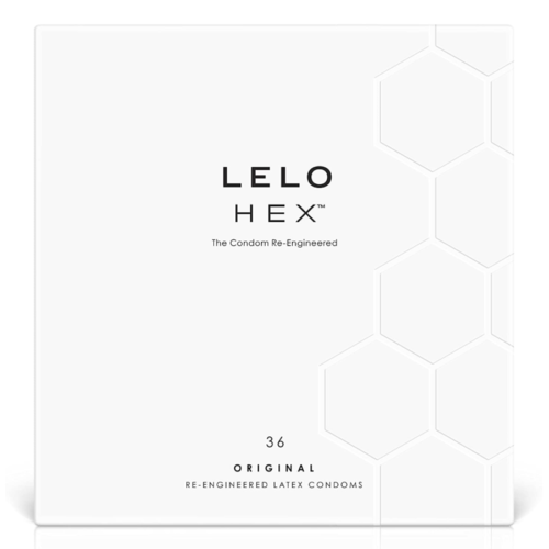 LELO HEX Original Lubricated Condoms 36 Pack