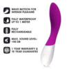 LELO Mona Wave Deep Rose G-Spot Massage Vibrator specs