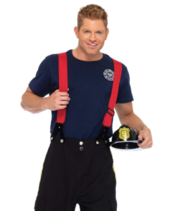 Leg Avenue Men's 3 Piece Fire Captain Costume