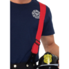 Leg Avenue Men's 3 Piece Fire Captain Costume shoulder