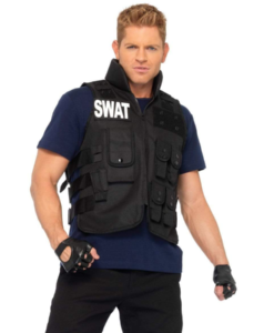 Leg Avenue Men's 4 Piece SWAT Costume