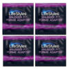 Lifestyles Snugger Fit Lubricated Latex Condoms