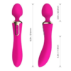 Louviva Double Ended Wand Vibrator dimensions