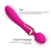 Louviva Double Ended Wand Vibrator functions