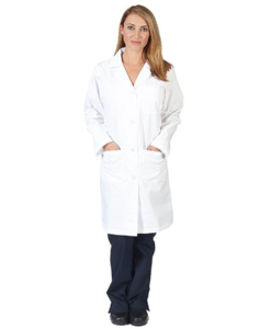 Natural Uniforms Unisex 40 inch Lab Coat full body