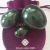 Nephrite Jade Drilled Yoni Eggs