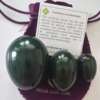 Nephrite Jade Drilled Yoni Eggs