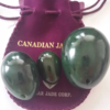 Nephrite Jade Drilled Yoni Eggs