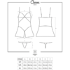 Obsessive Charms Chemise and String sizes
