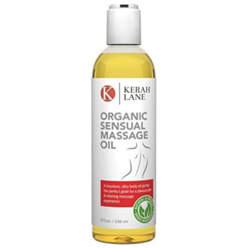 Organic Sensual Body Massage Oil front