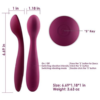 SVAKOM Keri Powerful G-Spot Vibrator dimensions