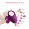 SVAKOM Winni Wireless Cock Ring - Violet 7 patterns