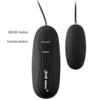 Sexy Slave Wired Remote Control Bullet Vibrators black