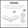 TENGA FLIP Zero Reusable Male Masturbator before use