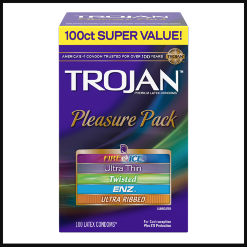 TROJAN Pleasure Pack Condoms 100 count