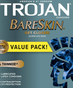 Trojan Bareskin Lubricated Latex Condoms
