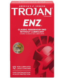 Trojan ENZ Non-Lubricated Latex Condoms