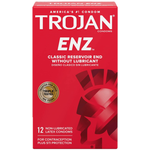 Trojan ENZ Non-Lubricated Latex Condoms