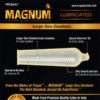 Trojan Magnum Large Size Lubricated Condoms 12 Count back zoom