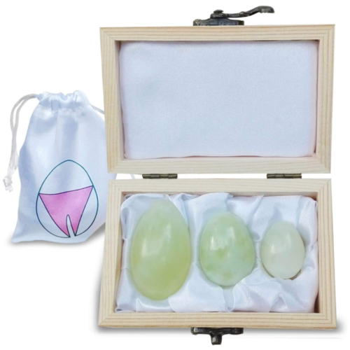 Xiyuan Jade Yoni Egg Set of 3