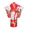 Yukata Japanese Traditional Satin Kimono Robe