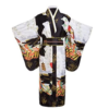 Yukata Japanese Traditional Satin Kimono Robe
