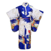 Yukata Japanese Traditional Satin Kimono Robe