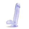 B Yours Realistic Clear Glitter Dildo