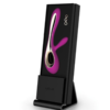 LELO SORAYA Dual-Action Rabbit Vibrator on stand